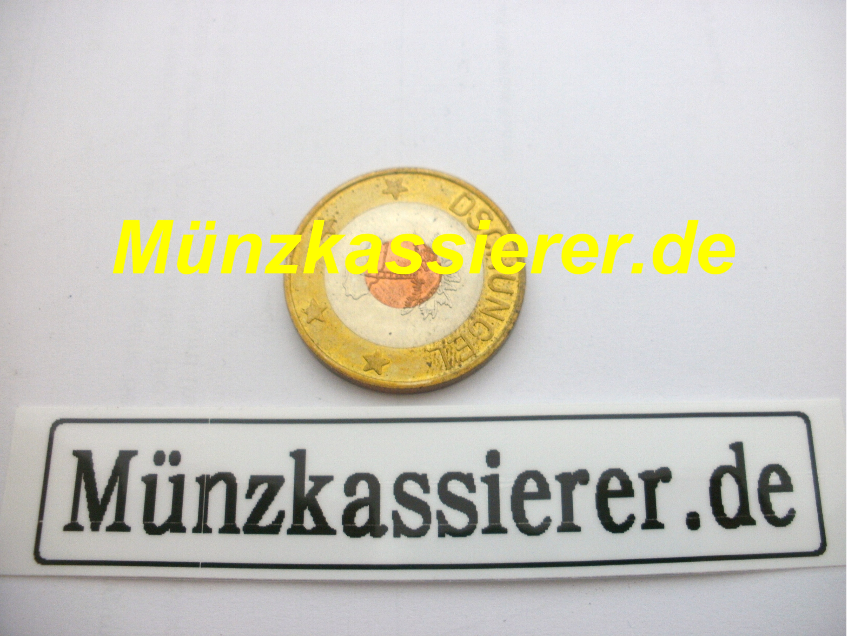 Münzkassierer.de Münzen Wertmarken Ø 26,8 x 2,2 mm. Münzkassierer