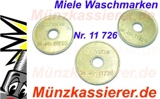10 x Orig. MIELE 11726 WERTMARKEN Münzkassierer-Münzkassierer.de-5